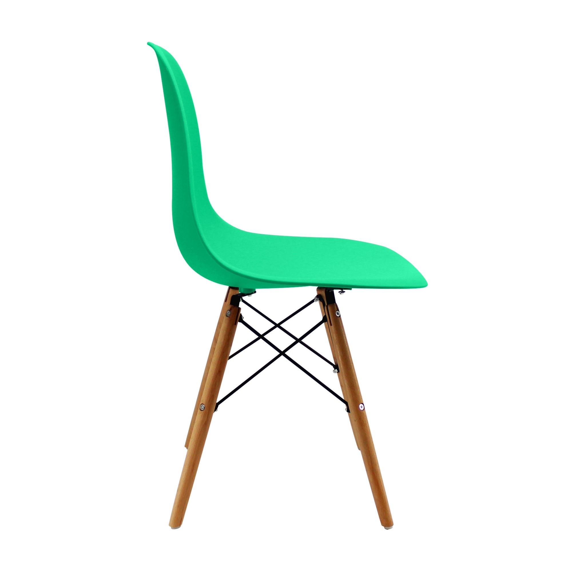 SET X 4 SILLAS DKR TIPO EAMES VERDE MENTA BOXBIT