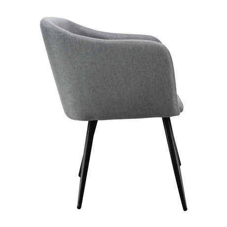 Silla Charla BP con Brazos Gris detalle — Boxbit