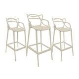 SET X 3 SILLAS SOLNA BARRA BEIGE BOXBIT