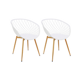 SET X 2 SILLAS LOA BLANCAS BOXBIT