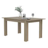 COMEDOR CUADRADO PORTOFINO MÁS 4 SILLAS DKR TIPO EAMES NEGRAS