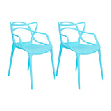 SET X 2 SILLAS SOLNA AZUL BOXBIT