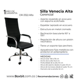 SILLA VENECIA OFICINA ALTA BOXBIT