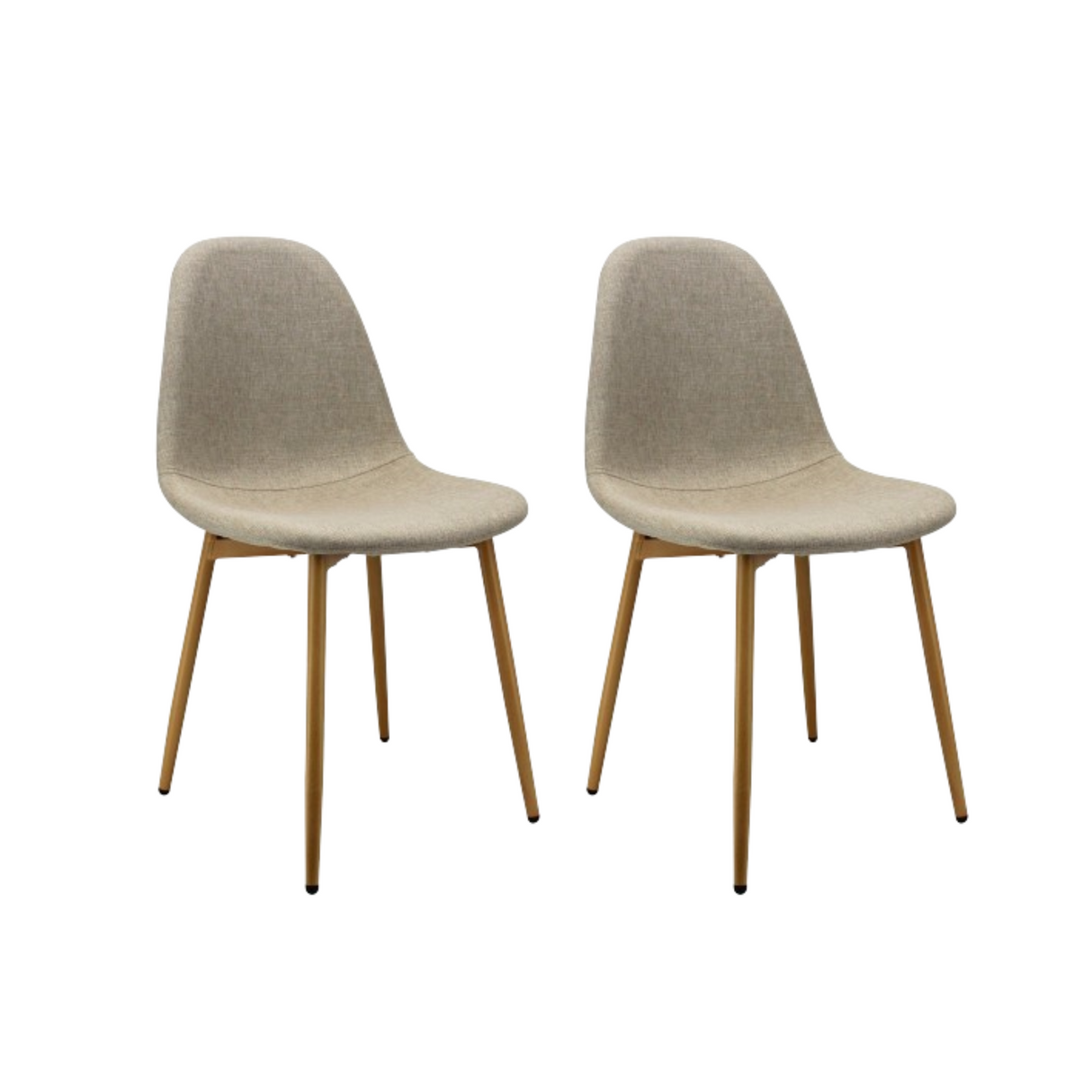Set x 2 Sillas CHARLA BM Beige BoxBit