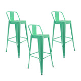 SET X 3 BUTACOS ALTOS TITAN TIPO TOLIX VERDE MENTA BOXBIT