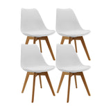 SET X 4 SILLAS JOLY BLANCAS BOXBIT