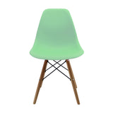 SET X 4 SILLAS DKR TIPO EAMES VERDE CLARO BOXBIT