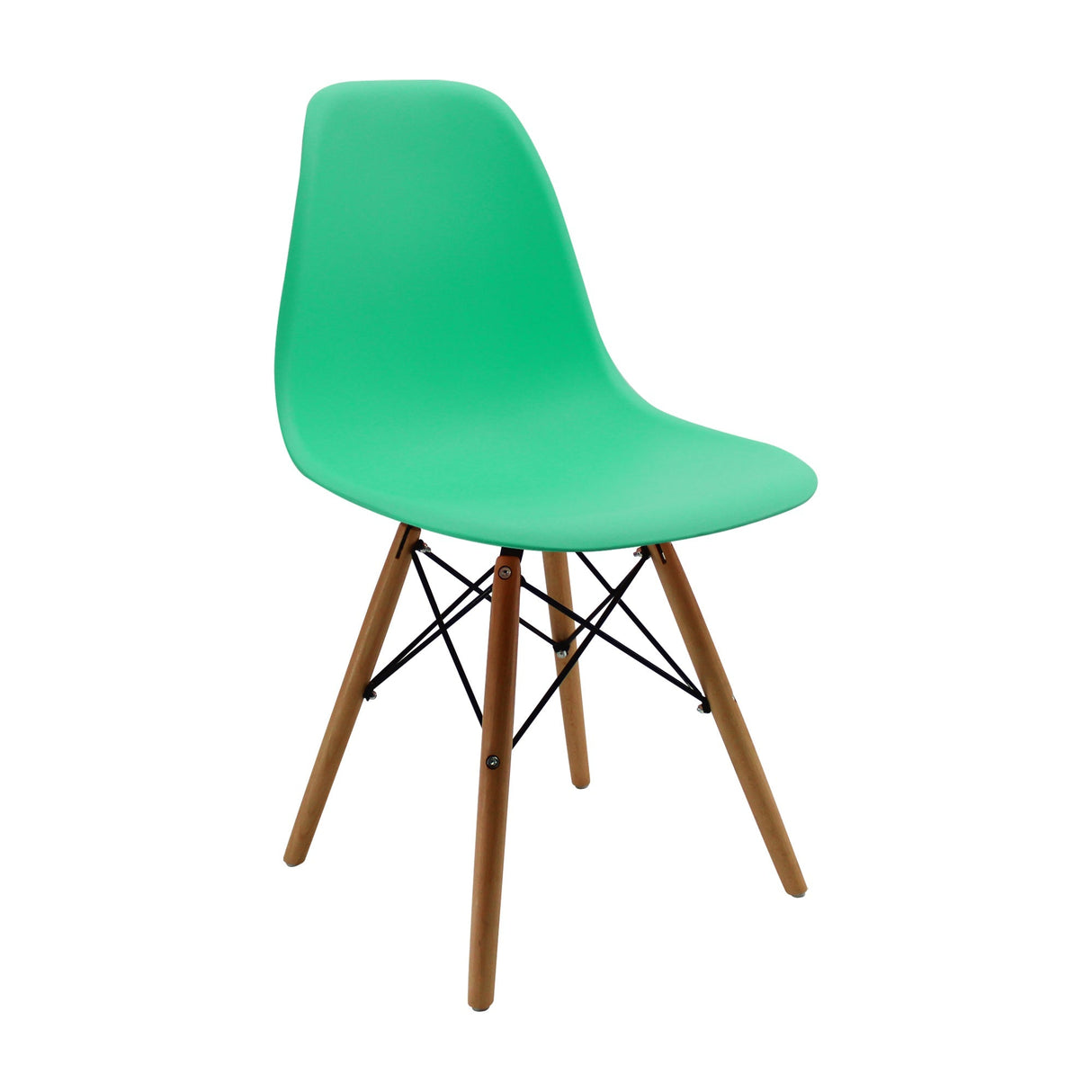SET X 6 SILLAS DKR TIPO EAMES VERDE MENTA BOXBIT