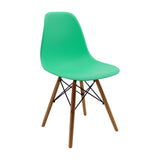 SET X 6 SILLAS DKR TIPO EAMES VERDE MENTA BOXBIT