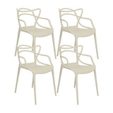 SET X 4 SILLAS SOLNA BEIGE BOXBIT