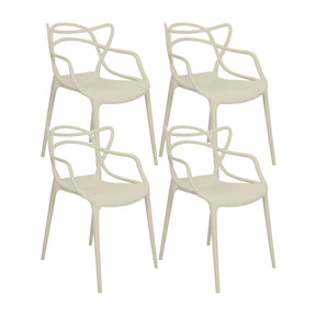 Set x4 Sillas Solna Beige — Boxbit