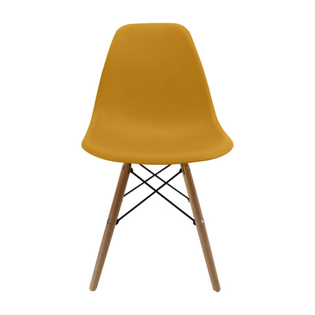 SET X 6 SILLAS DKR TIPO EAMES AZAFRÁN BOXBIT