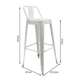 SET X 3 BUTACOS ALTOS TITAN TIPO TOLIX BLANCOS BOXBIT