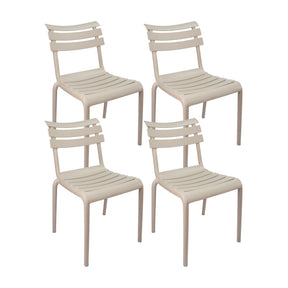 Set x4 Sillas Exterior Venecia Beige — Boxbit