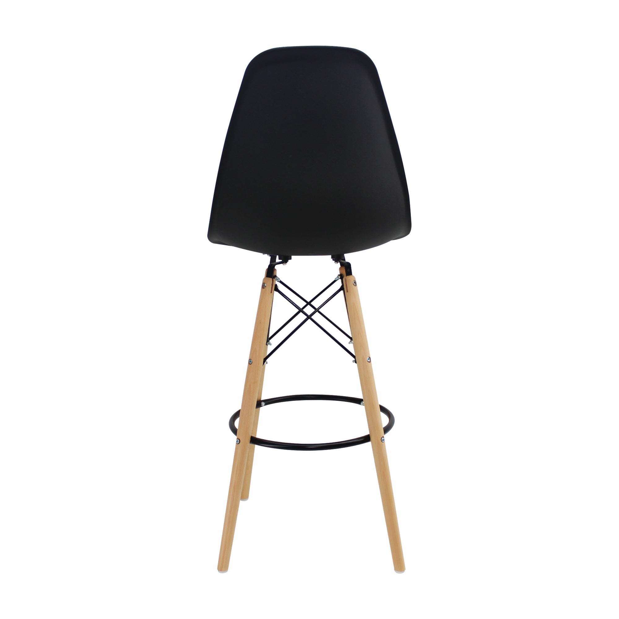 SET X 3 BUTACOS DKR BAR TIPO EAMES NEGROS BOXBIT