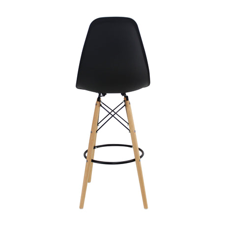 Set x 3 Butacos DKR Bar Tipo EAMES Negros BOXBIT