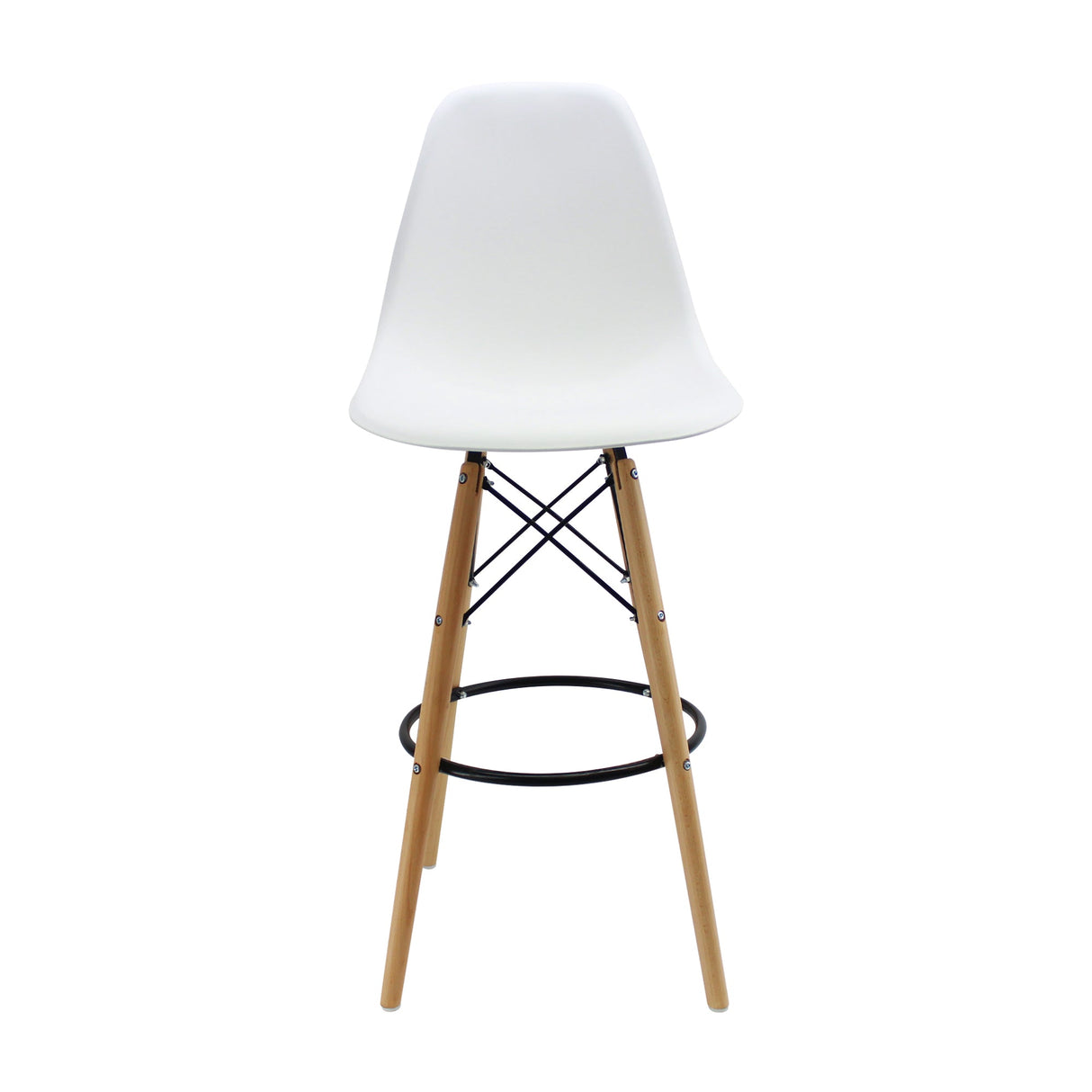 SET X 2 BUTACOS DKR BAR TIPO EAMES BLANCAS BOXBIT