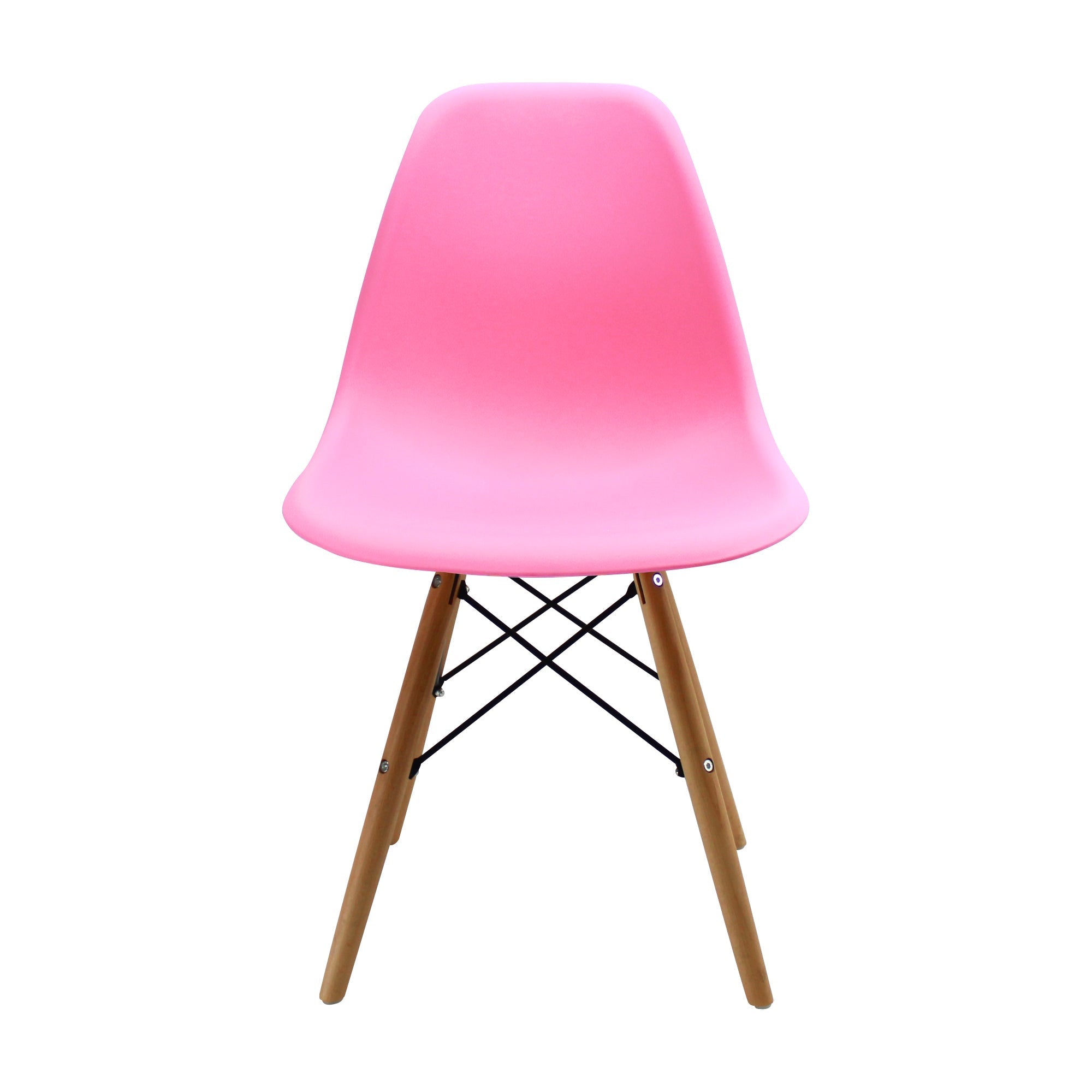 SET X 4 SILLAS DKR TIPO EAMES ROSADAS BOXBIT
