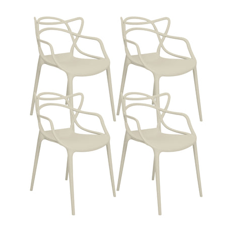 SET X 4 SILLAS SOLNA BEIGE BOXBIT