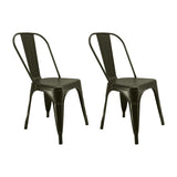SET X 2 SILLAS TITAN TIPO TOLIX VERDE MILITAR BOXBIT