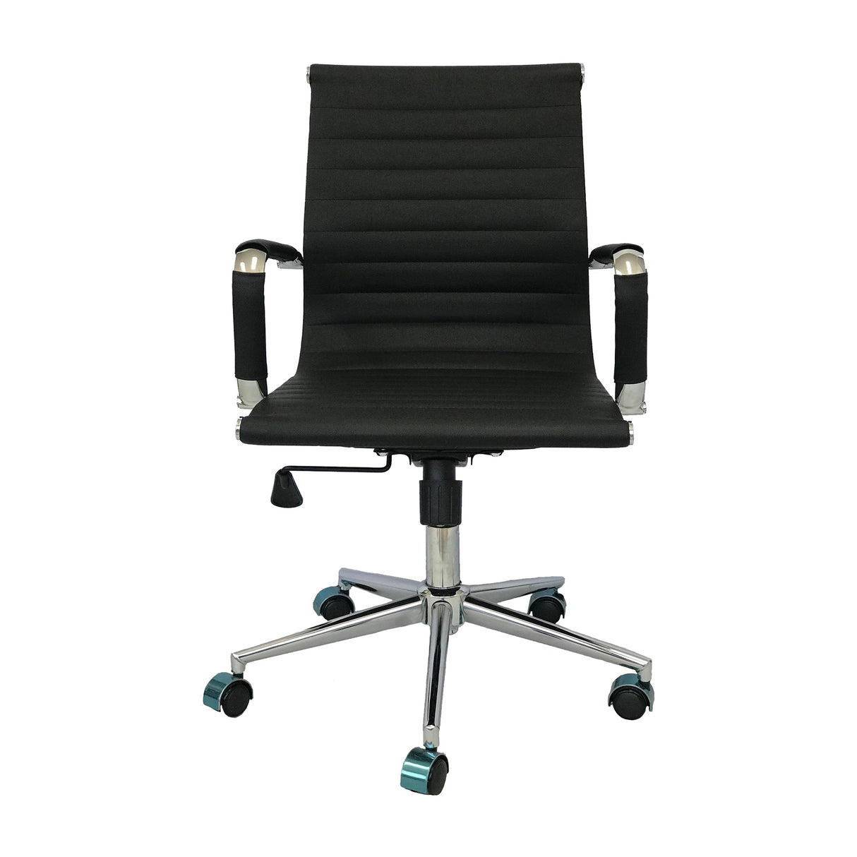 SILLA ESTERILLA OFICINA BAJA NEGRA BOXBIT