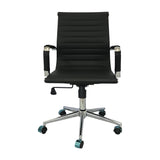 SILLA ESTERILLA OFICINA BAJA NEGRA BOXBIT