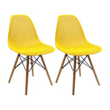 SET X 2 SILLAS COLMEIA AMARILLAS BOXBIT