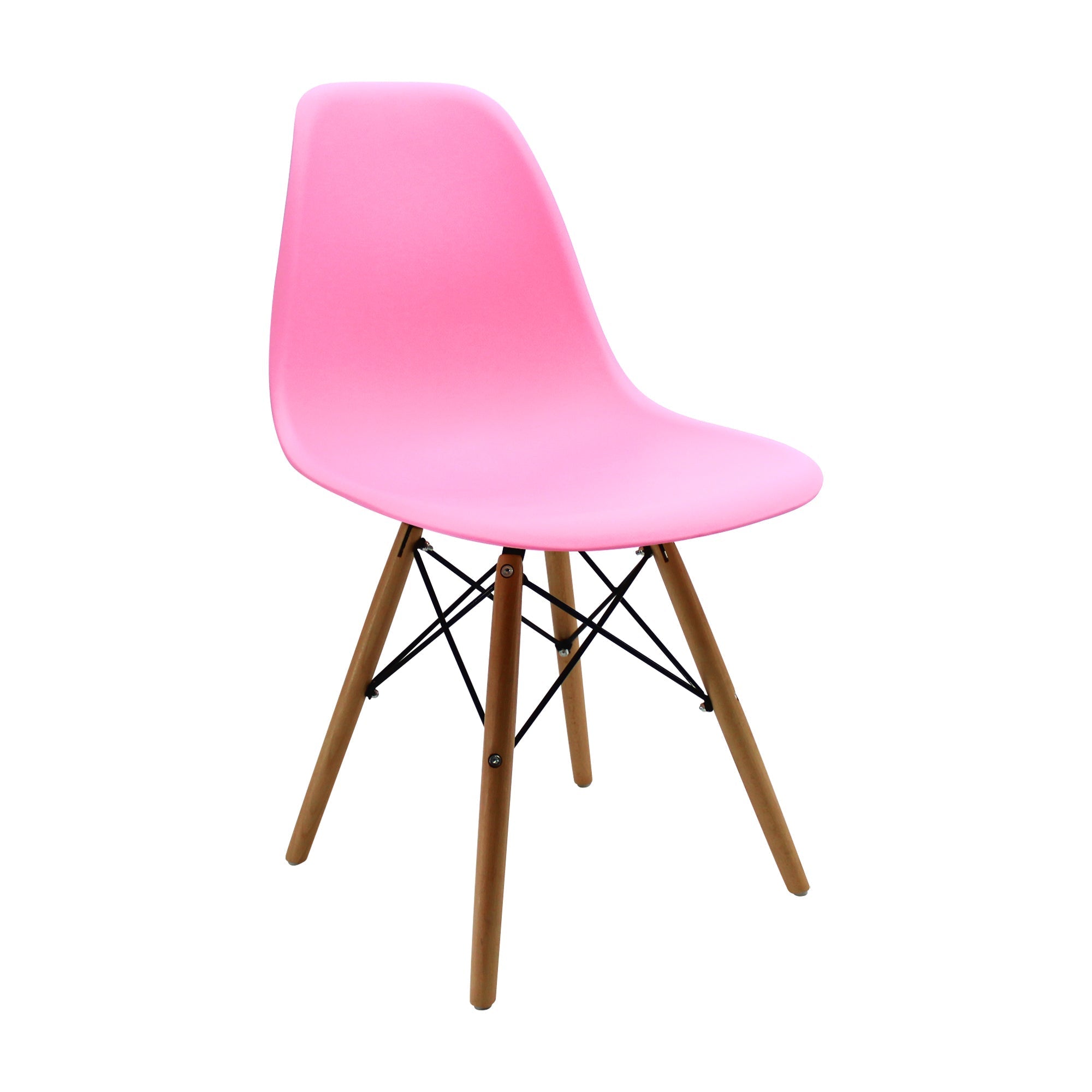 SET X 6 SILLAS DKR TIPO EAMES ROSADAS BOXBIT