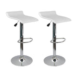 SET X 2 SILLAS WAVE BAR BLANCO BOXBIT