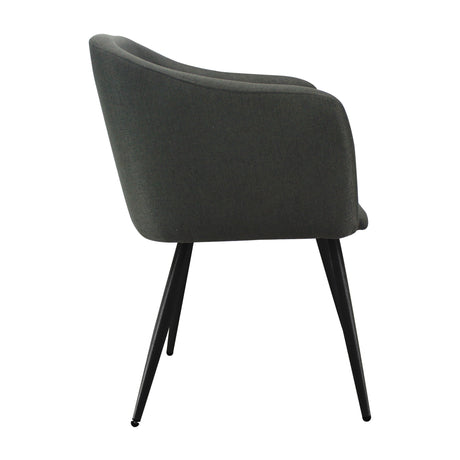 Silla Charla BP con Brazos Grafito detalle — Boxbit