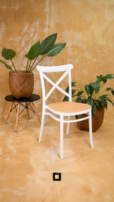 SILLA DKR BOTONES TIPO EAMES BLANCA BOXBIT