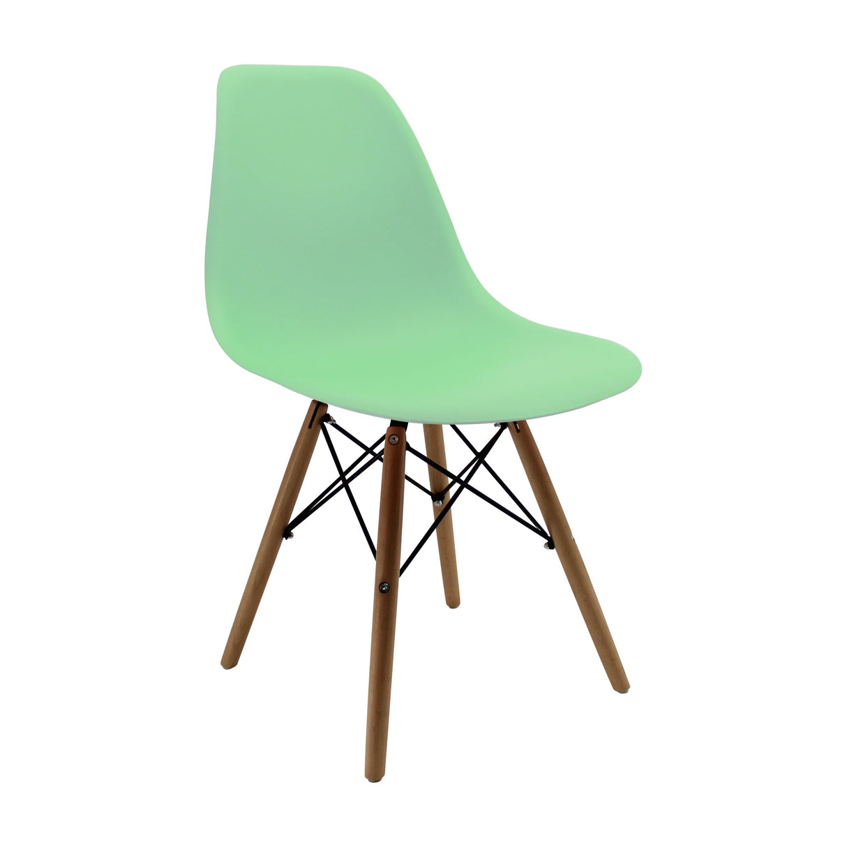 SET X 4 SILLAS DKR TIPO EAMES VERDE CLARO BOXBIT