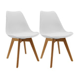 SET X 2 SILLAS JOLY BLANCAS BOXBIT