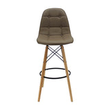 SILLA DKR BOTONES BAR TIPO EAMES BEIGE BOXBIT