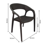 SILLA EXTERIOR RATAN CURVE CAFÉ BOXBIT