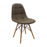 SET X 4 SILLAS DKR BOTONES BEIGE BOXBIT