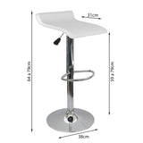 Silla WAVE Bar Blanca BoxBit