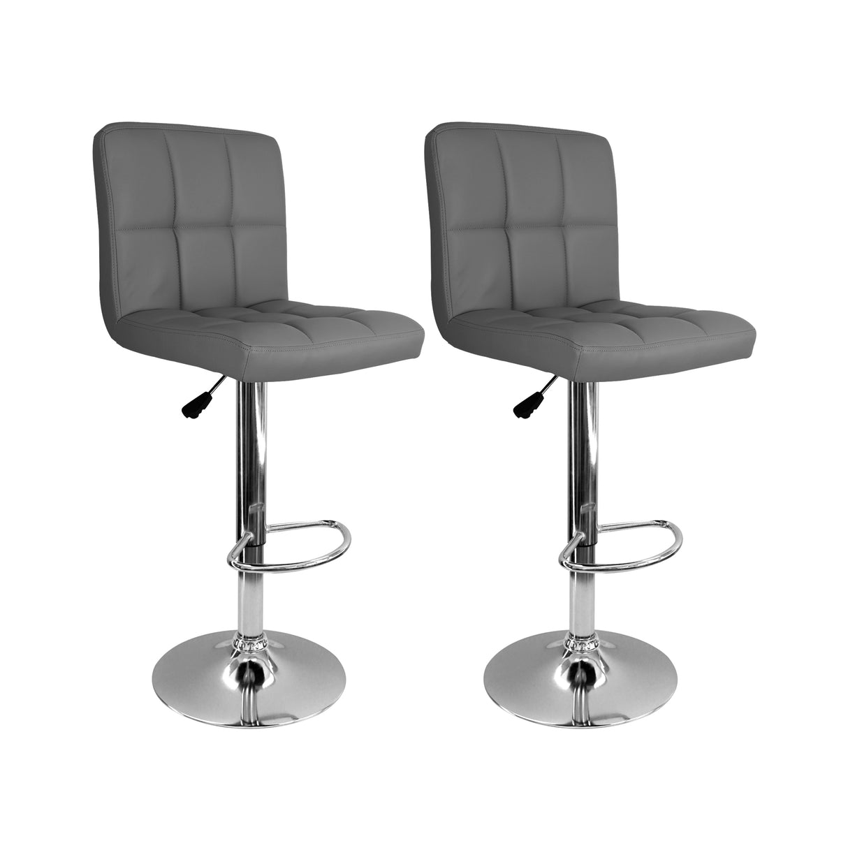 SET X 2 SILLAS CONFORT BAR GRIS BOXBIT