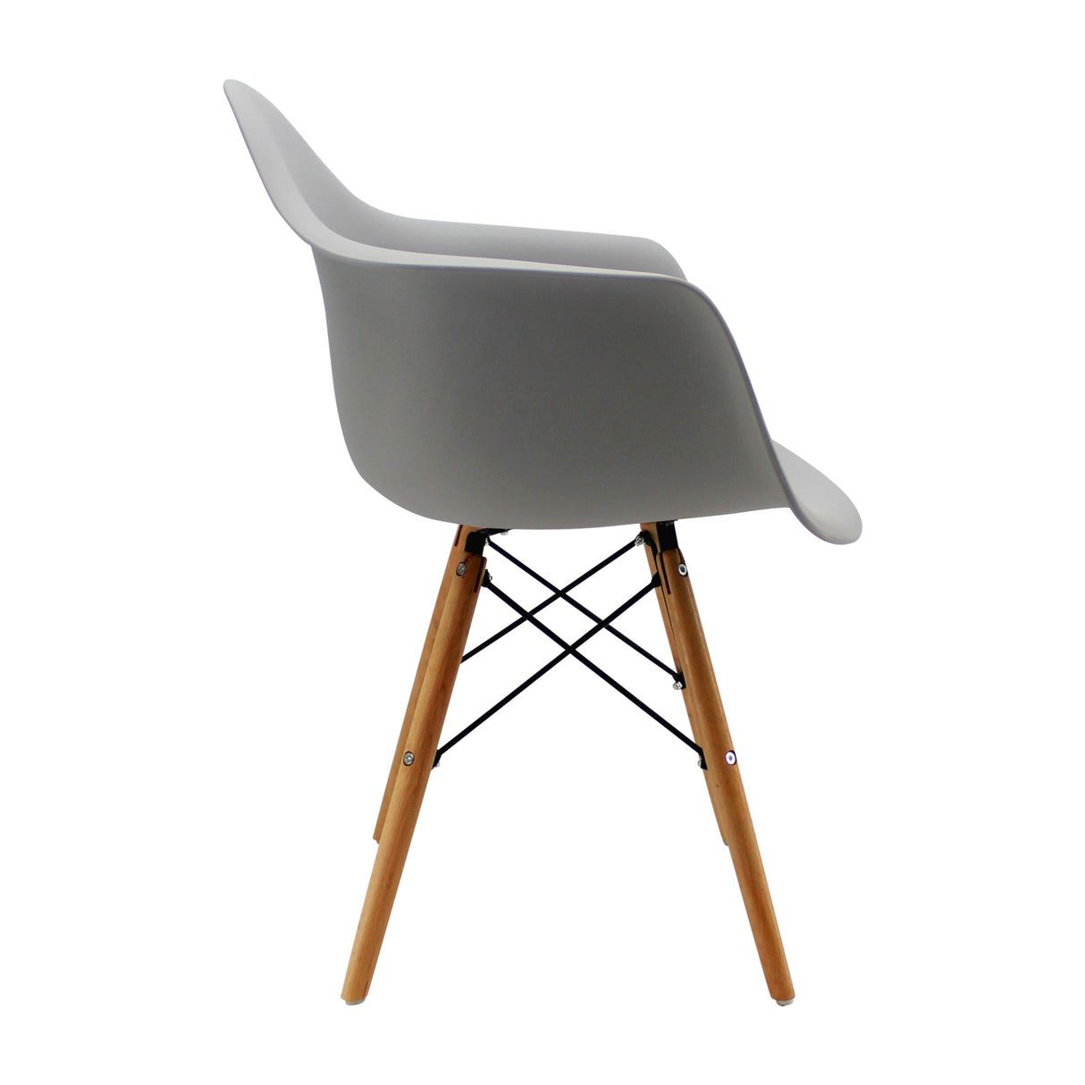 SILLA DKR CON BRAZOS  GRIS BOXBIT