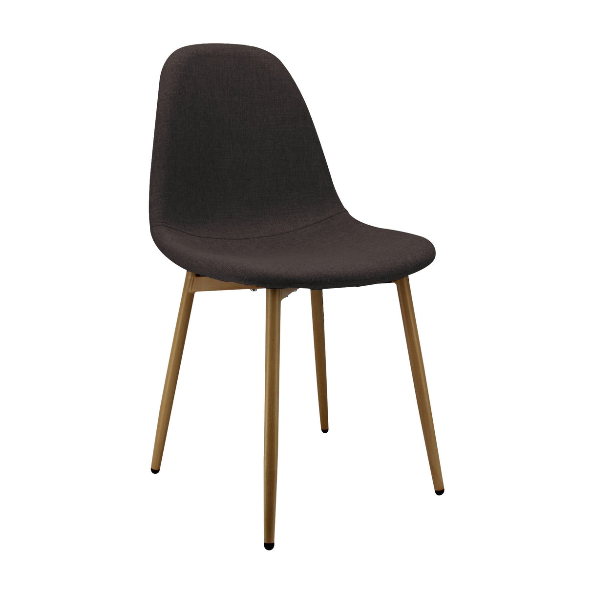 COMEDOR REDONDO TAPA DE MADERA BLANCA MÁS 4 SILLAS CHARLA CAFÉ