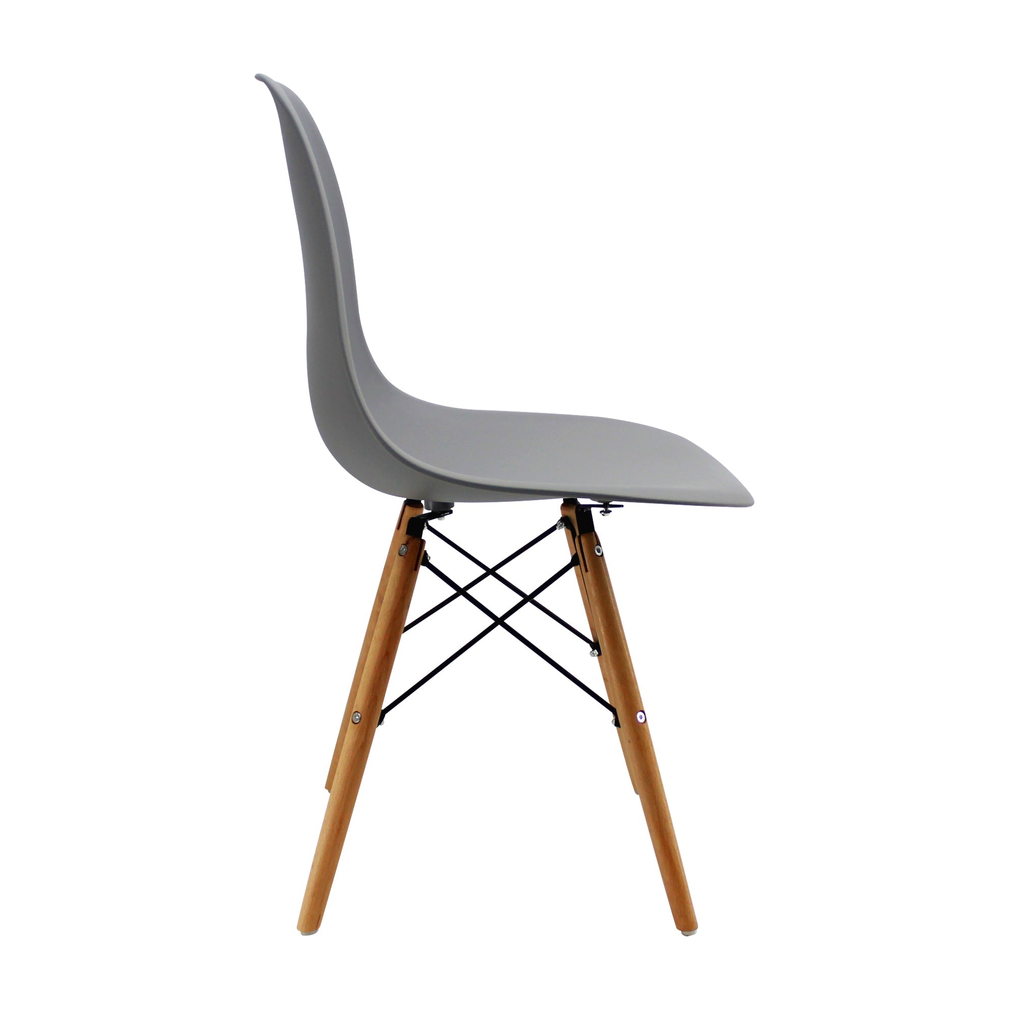 SET X 6 SILLAS DKR TIPO EAMES GRIS BOXBIT