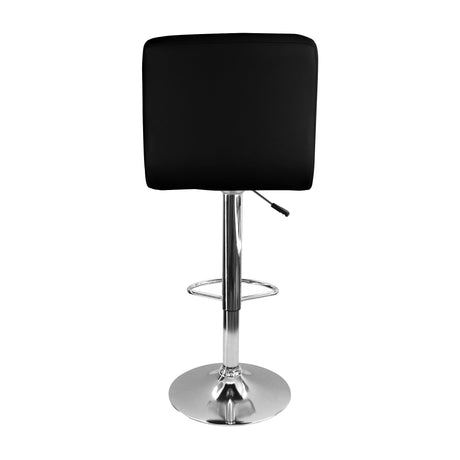 Silla Confort Bar Negra vista lateral — Boxbit