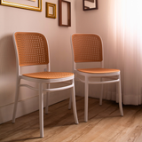 SET X 4 SILLAS AMIS BLANCA BOXBIT