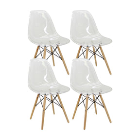 Set x4 Sillas DKR PC Tipo Eames — Boxbit