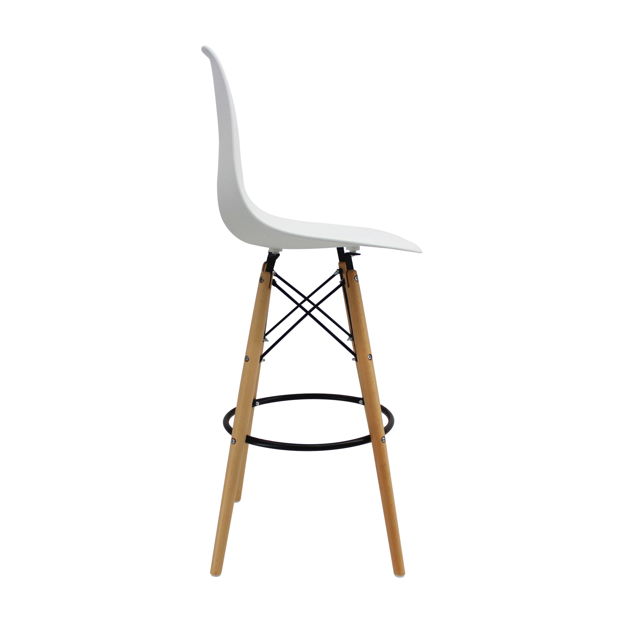 SET X 3 BUTACOS DKR BAR TIPO EAMES BLANCOS BOXBIT