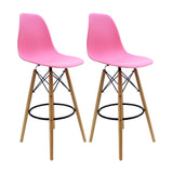 SET X 2 BUTACOS DKR BAR TIPO EAMES ROSADOS BOXBIT