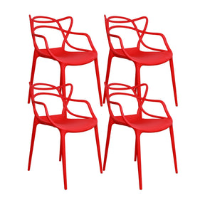 Set x4 Sillas Solna Rojas — Boxbit