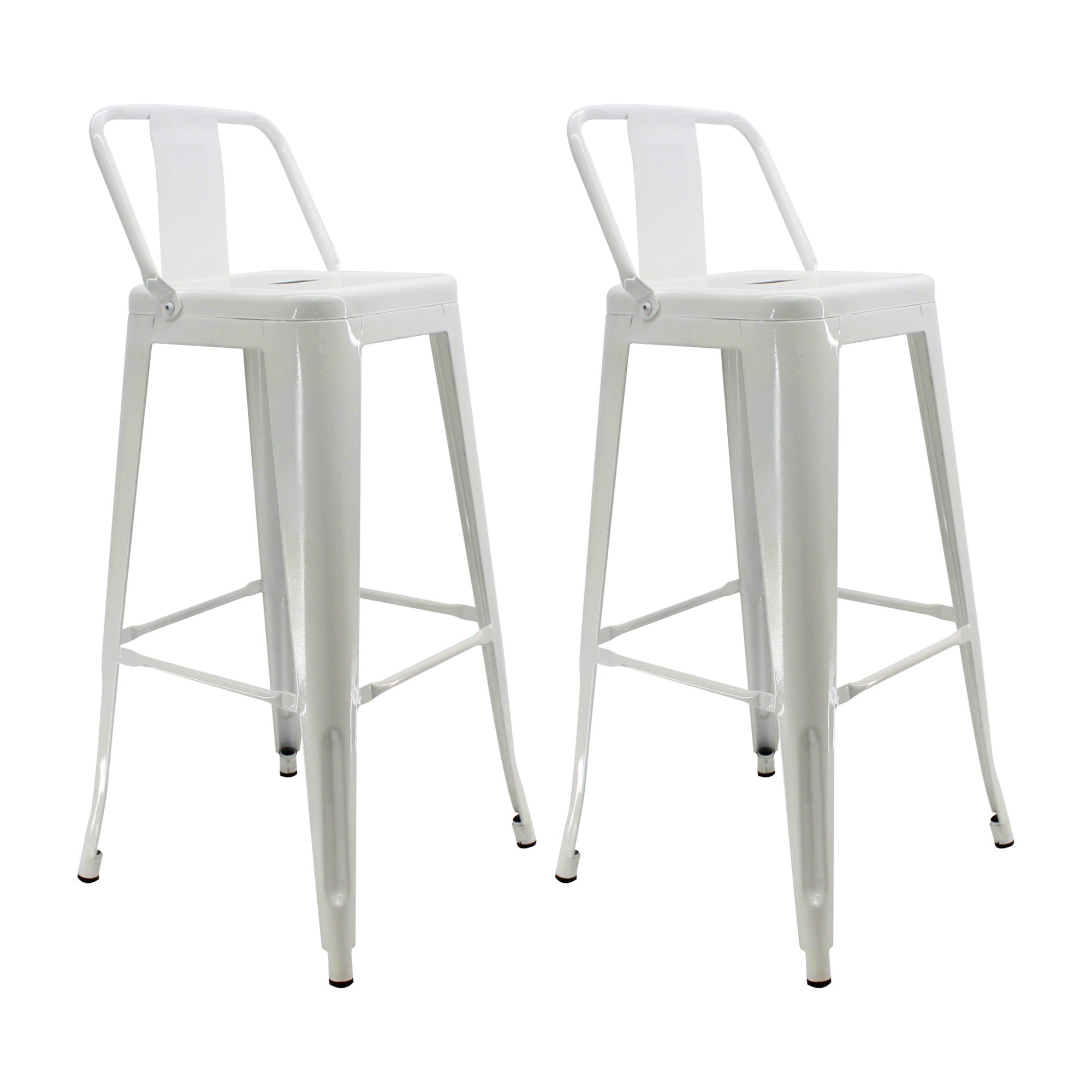 SET X 2 BUTACOS ALTOS TITAN TIPO TOLIX BLANCOS BOXBIT