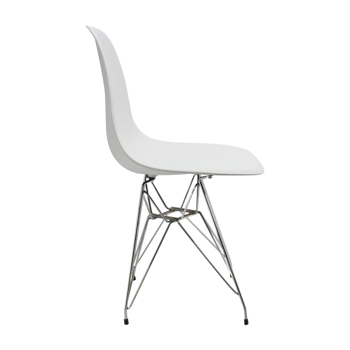 SET X 4 SILLA DKR METAL TIPO EAMES BLANCA BOXBIT