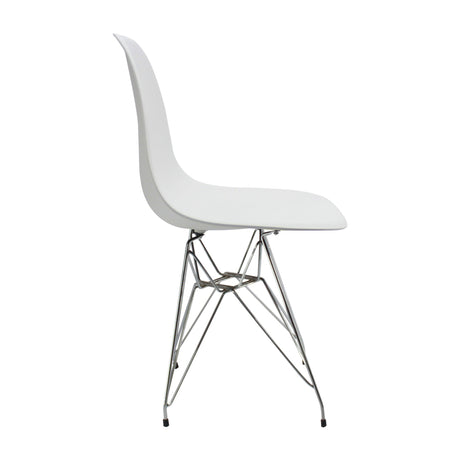 Set x4 Silla DKR Metal Tipo Eames Blanca Boxbit